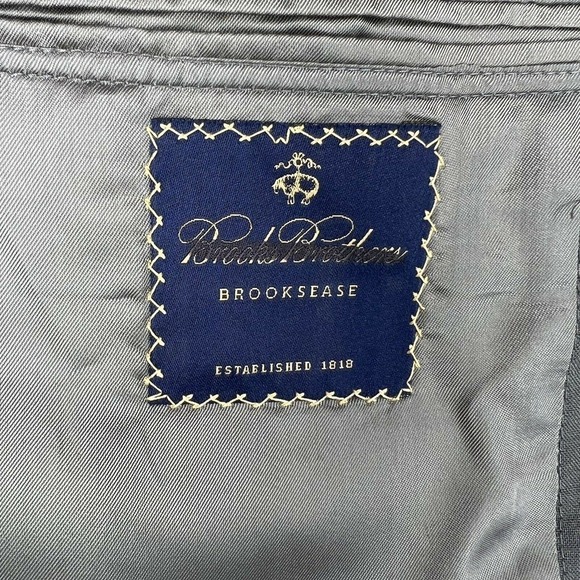 Brooks Brothers Brooksease Men's Green Wool Single Breasted Blazer - Picture 6 of 9